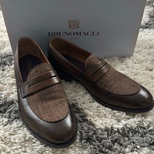 Bruno Magli Cosmo Dark Brown Dress Shoes 10.5 worn once